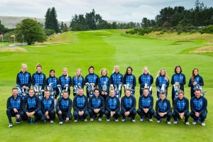 European team and their caddies