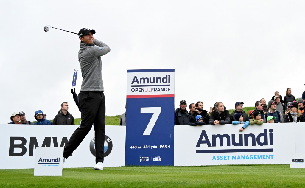 NICHOLAS Colsearts playing in the third found of the 2019 Open de France