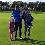 Iron Golfer Luke Willett at the end of his Great British Open Challenge at Royal St George’s
