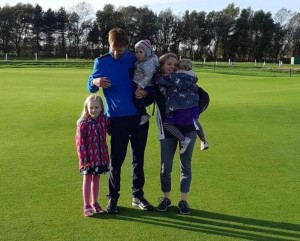With the family
