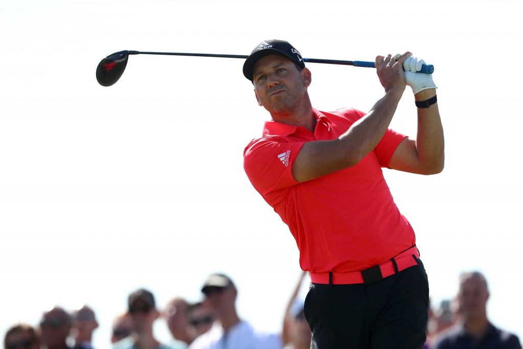 Sergio Garcia practicising at the 2019 Spanish Open