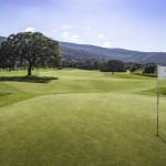 Hole 13, the Signature Hole, of Argentario Golf Course