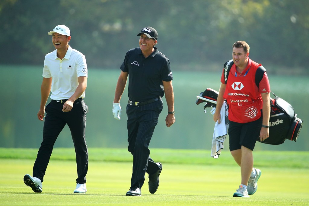 WGC HSBC Champions – Day One Chinese golfer Haotong Li (left) has signed for IMG