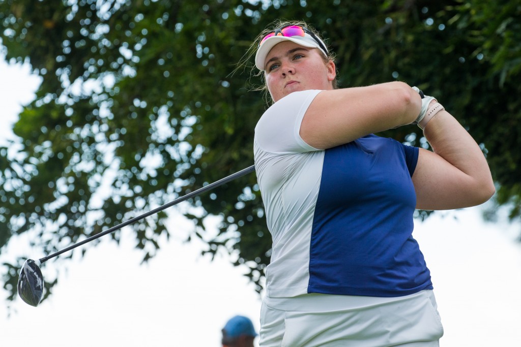 14/03/2020. Ladies European Tour 2020. Investec South African Women's Open. Westlake Golf Club, Westlake,  Cape Town, South Africa. Mar12-14 2020 Alice Hewson of England during the second round. Credit: Tristan Jones
