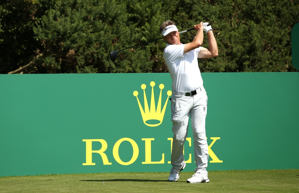 Langer Sunningdale Bernhard Langer the defending Senior Open champion